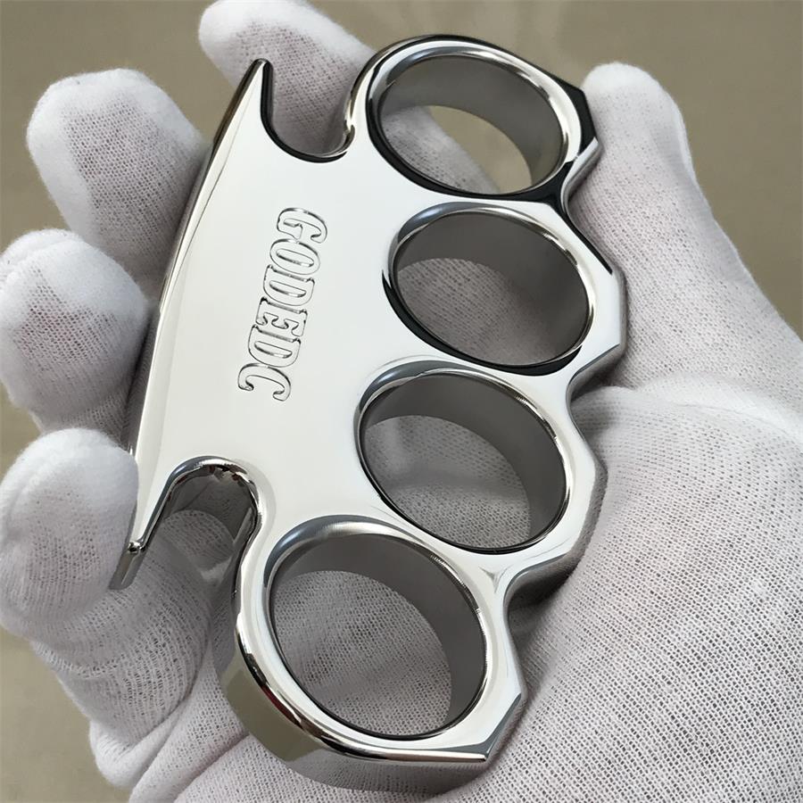 The King GODEDC Solid Classic Mirror Steel Knuckle Duster