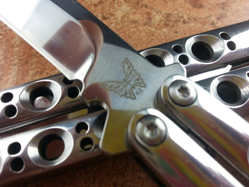 BM42 Butterfly Knife (Mirror Polished Version)