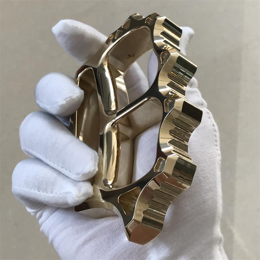 Thickened Solid Brass Knuckle Duster Broken Window EDC Tool
