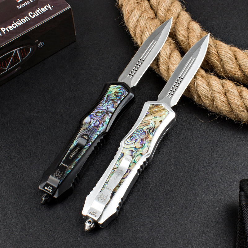 Goddess Bobbi Handle Straight Switchblade