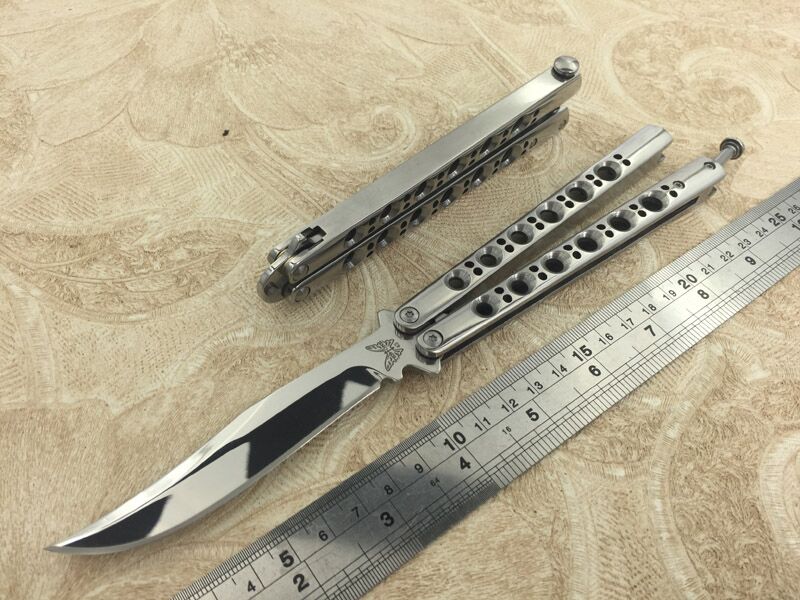 Mirror Finish BM43 Butterfly Knife