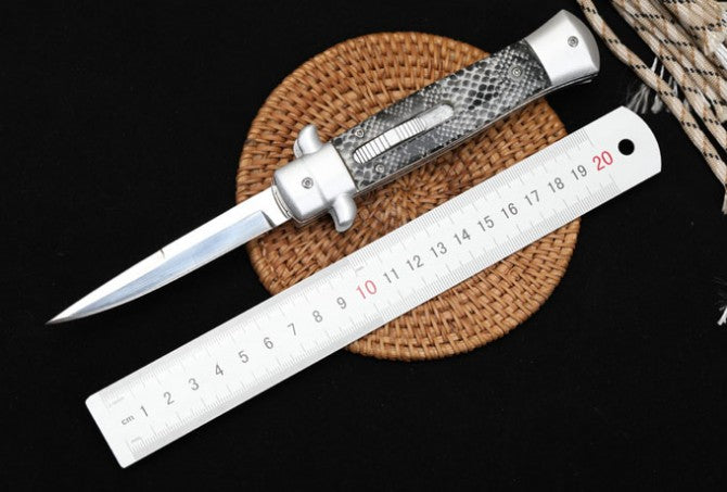 OTF Knife - Snake Skin Pattern