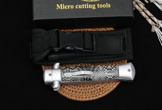 OTF Knife - Snake Skin Pattern