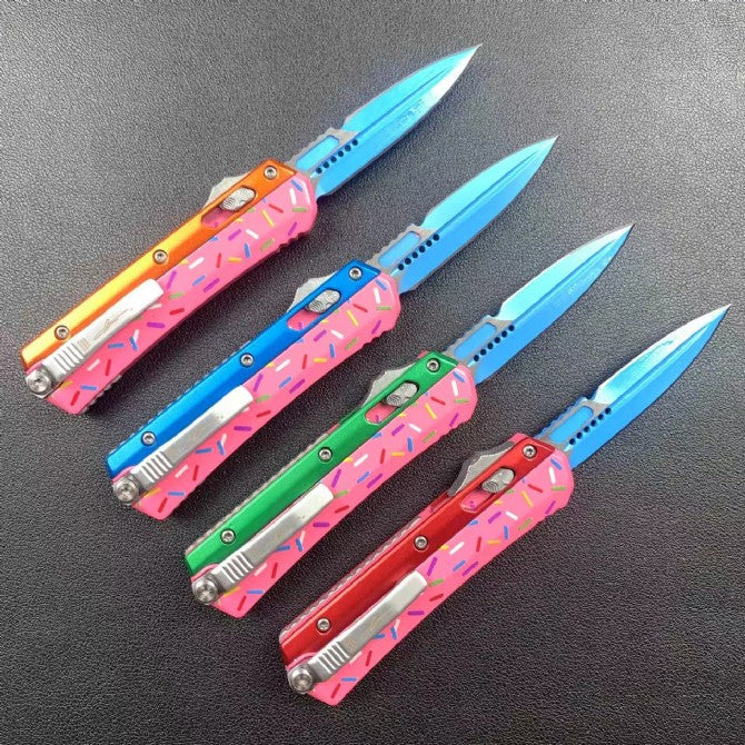 Mini Cobra OTF Knife Doughnut Edition