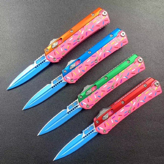 Mini Cobra OTF Knife Doughnut Edition