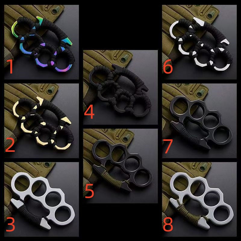 Hot Selling 1/2pcs Thick High Strength Tactical Finger Ring Finger Tiger Tactical Survival.