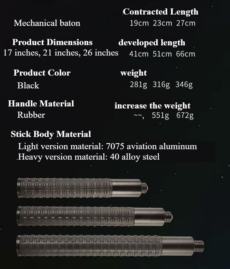 Outdoor Vehicle - Mounted Home Security Self - Defense Baton