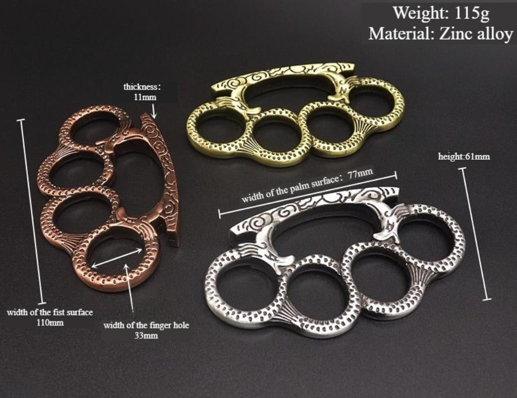 1/2 Pcs Double-Dragon High-Strength Tactical Finger Ring Finger Tiger.