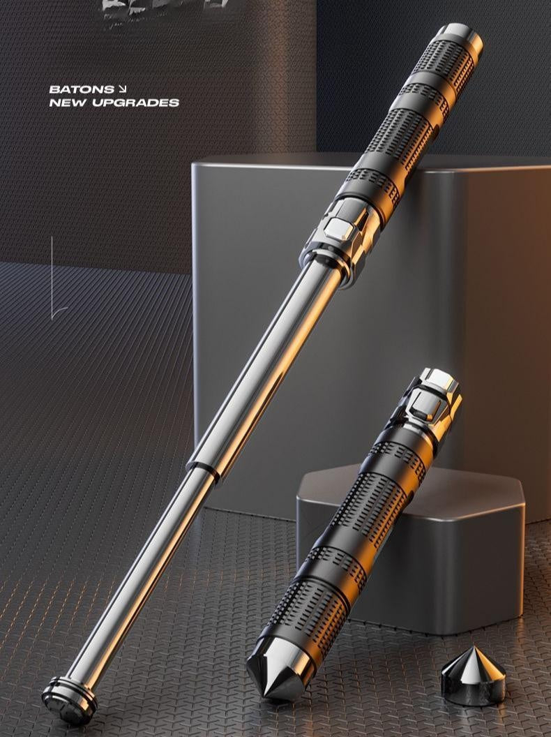 Outdoor Vehicle - Mounted Home Security Self - Defense Baton-Spring Baton