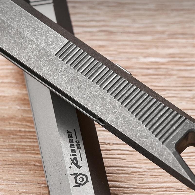 Push Slide Pen Titanium Crowbar Comfortable To Use