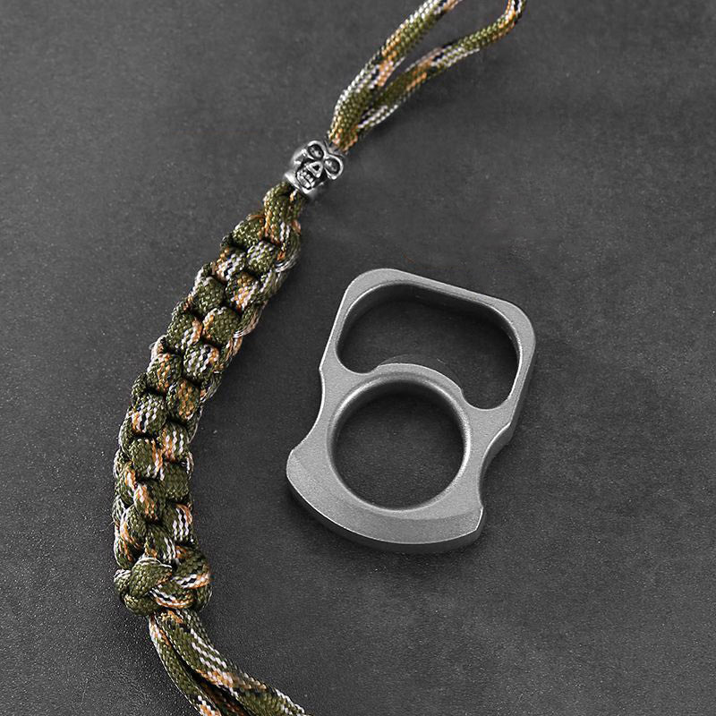 Mini Open Bottle Knuckle Dusters EDC Self-defense Decoration