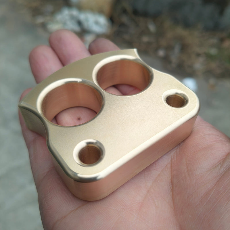 Afrankart DFK 2 Finger Brass Knuckles Knuckle Duster -Cakra EDC Gadgets