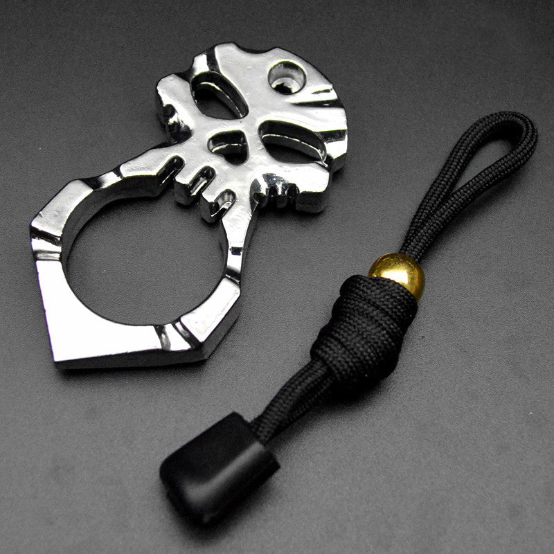 Knuckle Duster Buckle Hand Buckle Outdoor Broken Window Survival Single Finger Defense Combat Fist Buckle Key Buckle