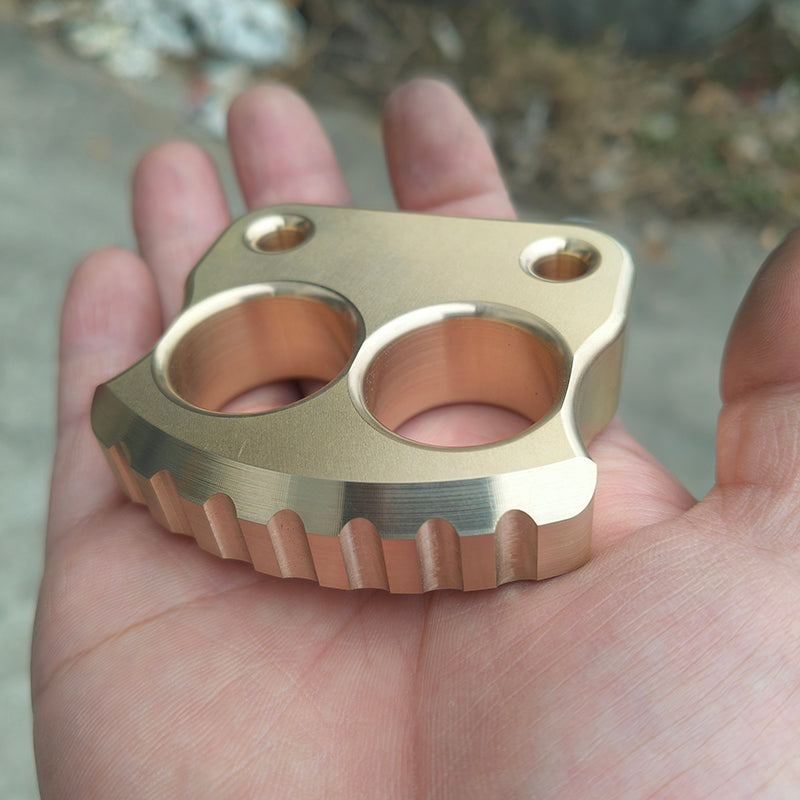 Afrankart DFK 2 Finger Brass Knuckles Knuckle Duster -Cakra EDC Gadgets