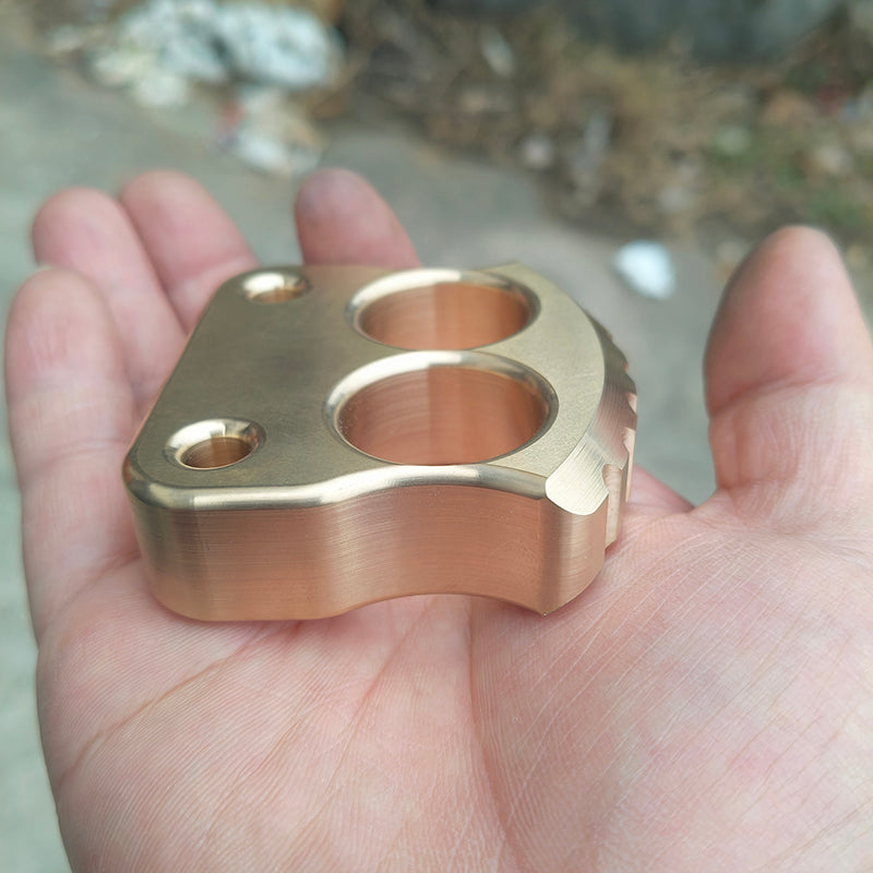 Afrankart DFK 2 Finger Brass Knuckles Knuckle Duster -Cakra EDC Gadgets