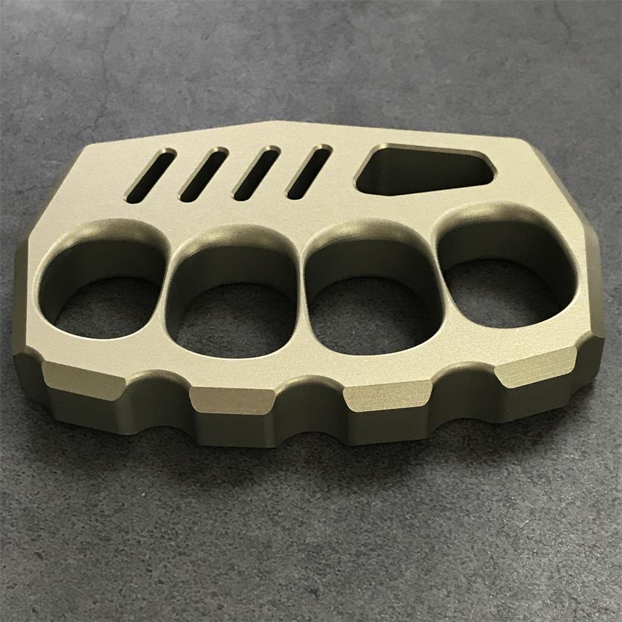 Aviation Aluminum Knuckle Dusters Large Finger Hole EDC Tool