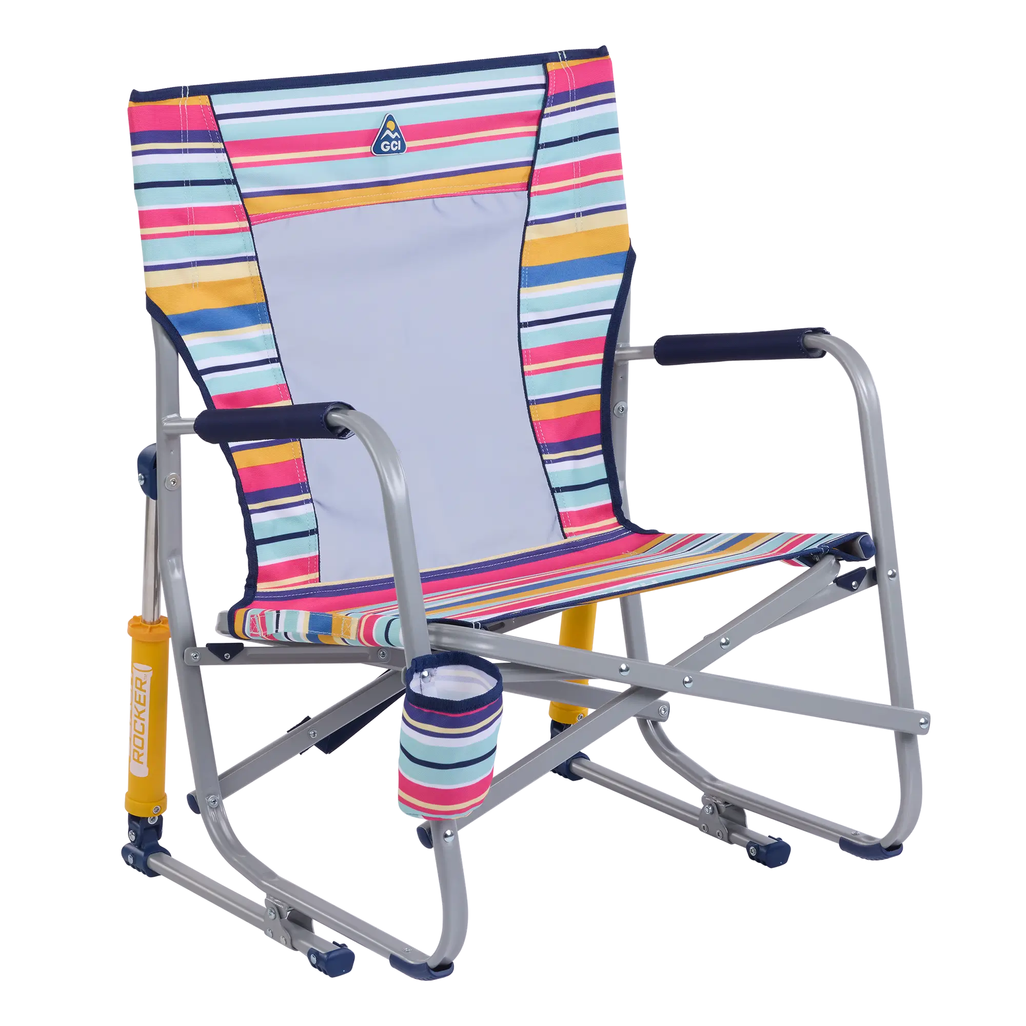 Beach Rocker, Multi Stripe, Front