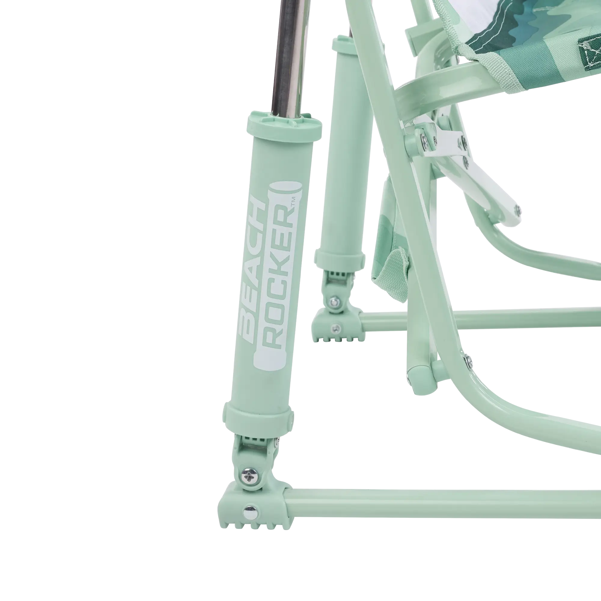 Beach Rocker, Green Beach Wave, Spring-Action Shocks