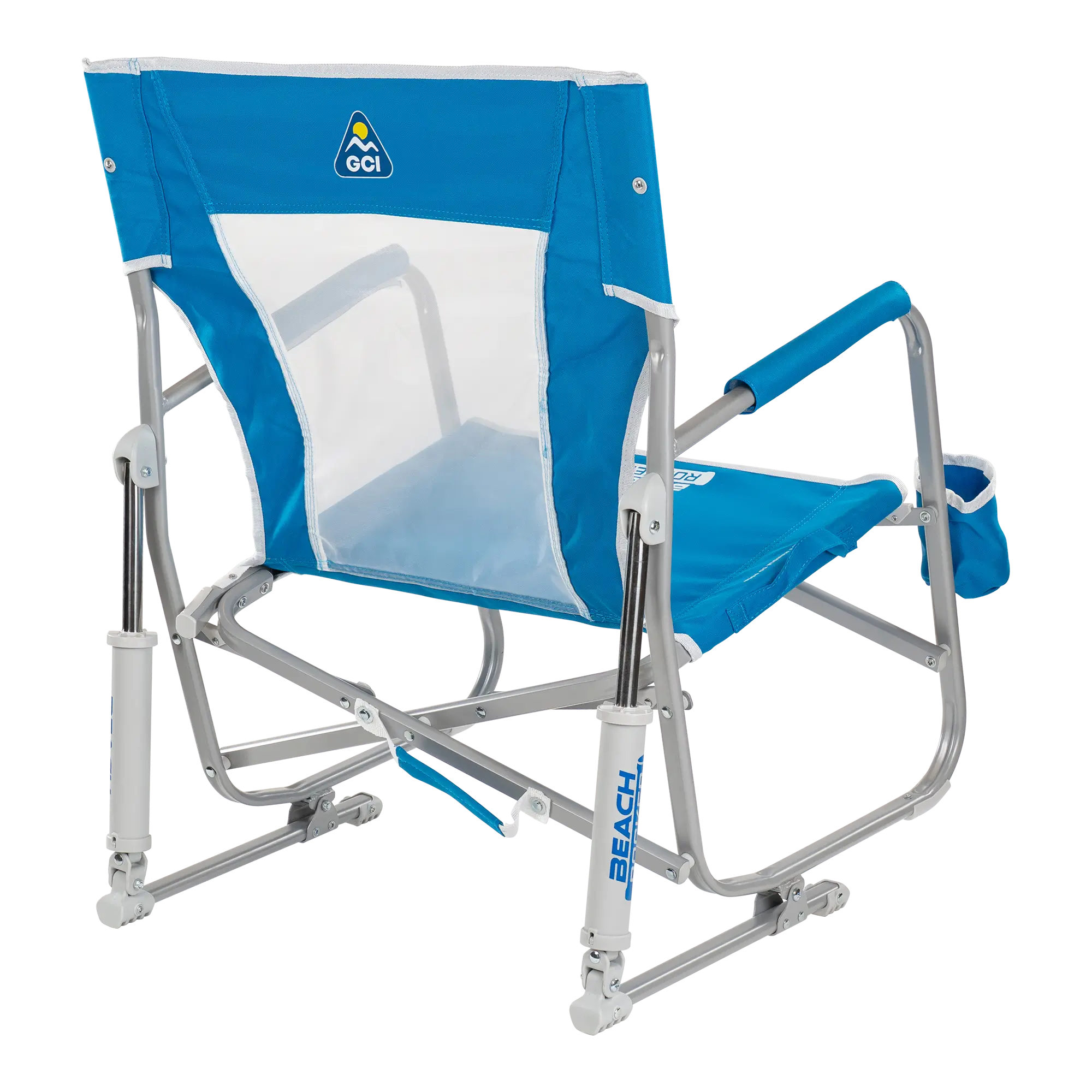 Beach Rocker, Saybrook Blue, Back-Right