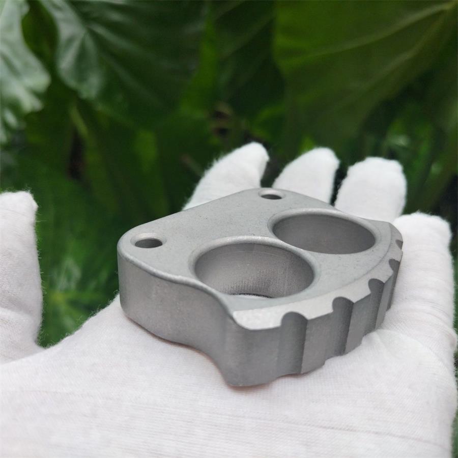 Solid Steel Knuckle Duster Portable Self Defense EDC Tool