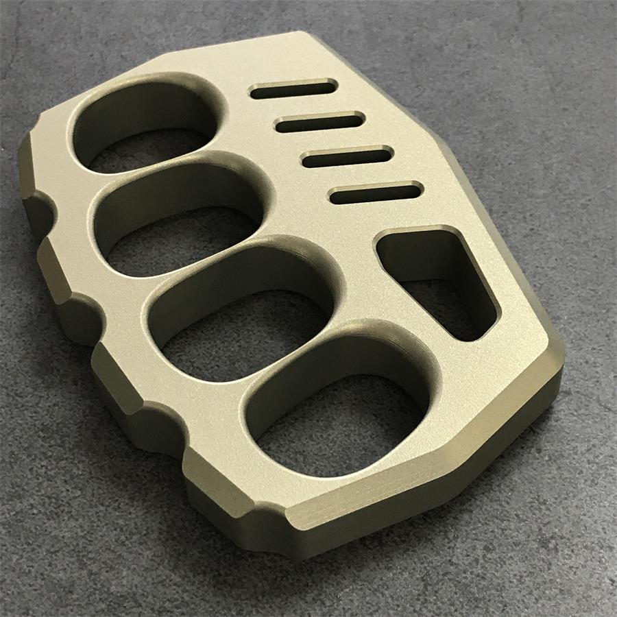 Aviation Aluminum Knuckle Dusters Large Finger Hole EDC Tool