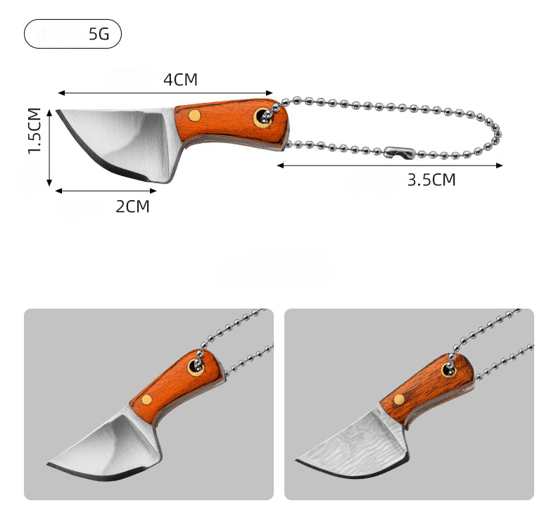 Mini Keychain Pocket Creative Backpack Charm Portable Outdoor Tool