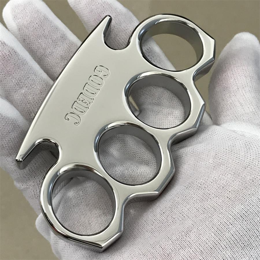 The King GODEDC Solid Classic Mirror Steel Knuckle Duster