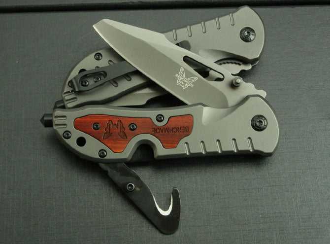 Survival folding knife