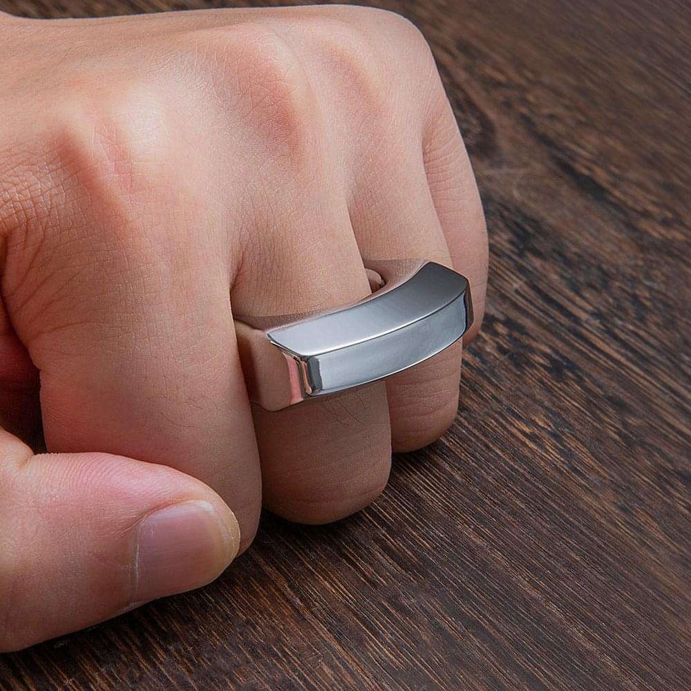 Full 304 Stainless Steel EDC Knuck Bottle Opener Multi Tool