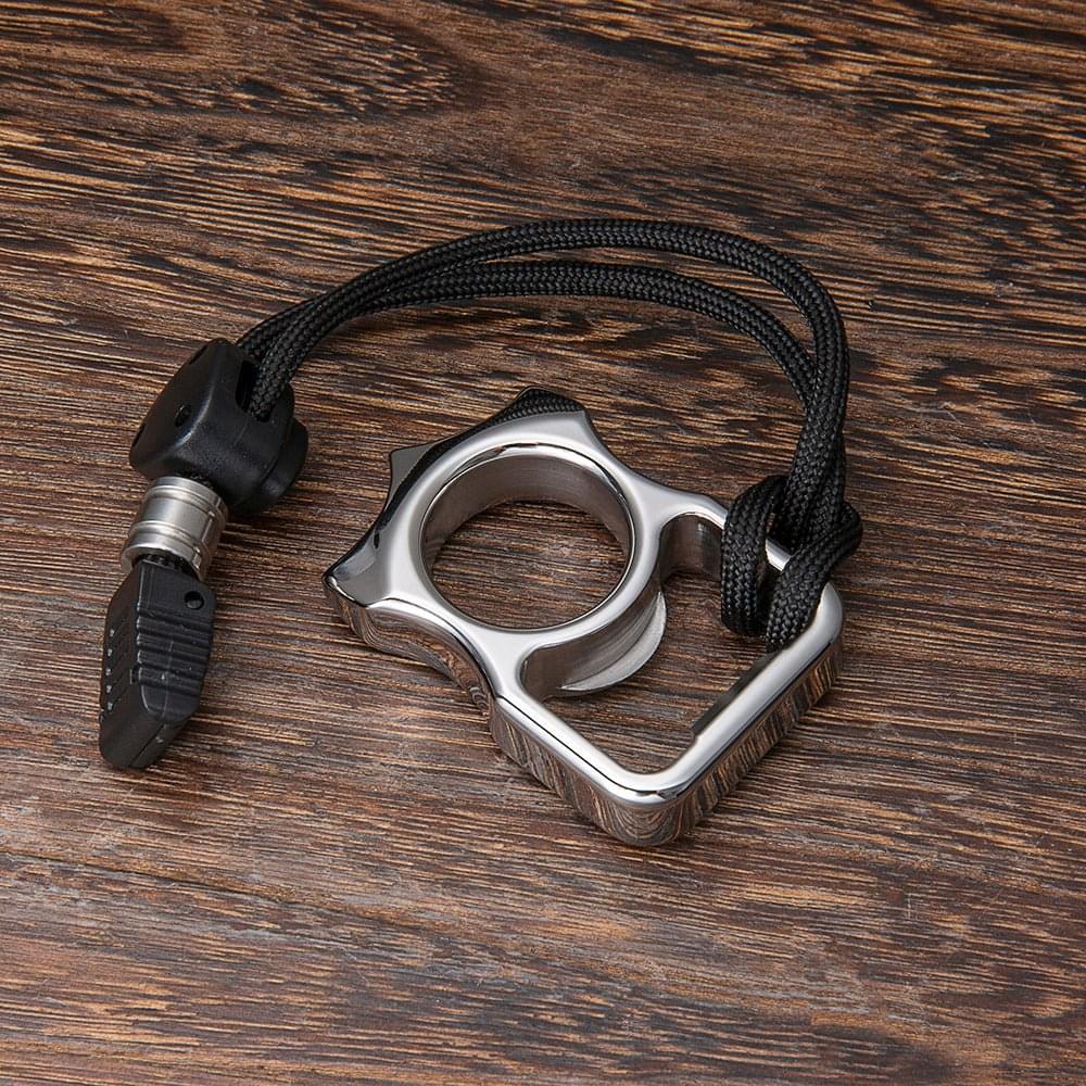 2023 New Full 304 Stainless Steel EDC Knuckle Single Finger