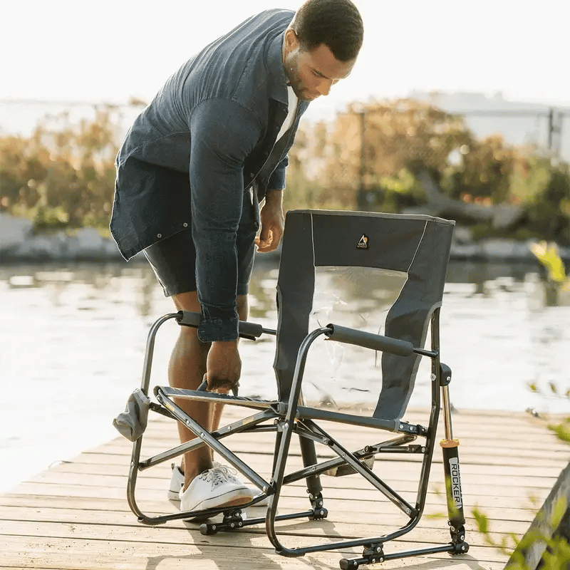 FirePit Rocker, Pewter, Lifestyle 3, all-groups