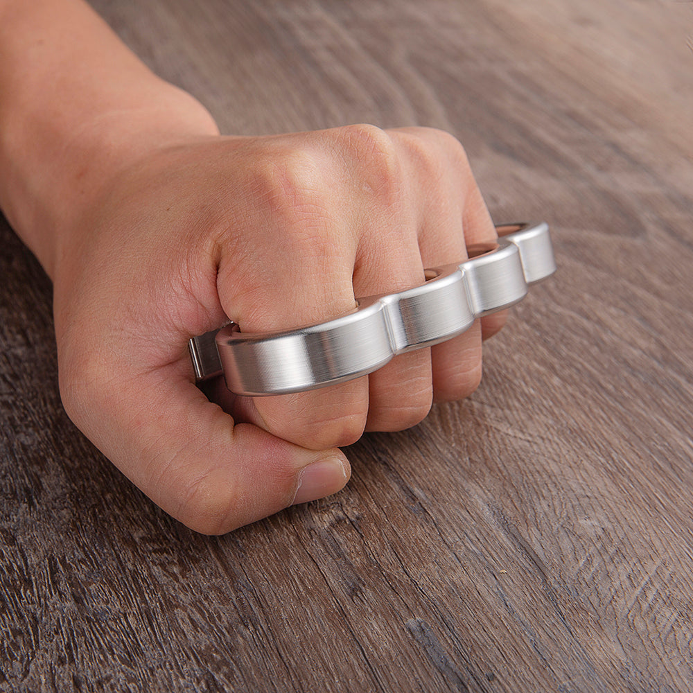 2024 New Four Finger Metal Knuckle Duster Bottle Opener
