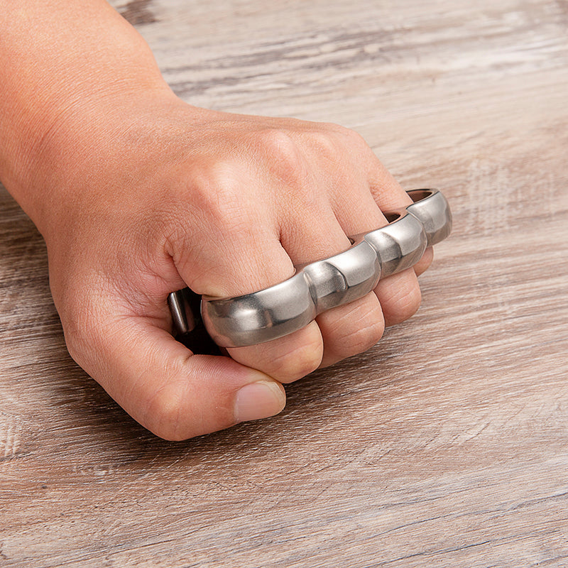 Old 1864 Lincoln Style Titanium Brass Knuckle