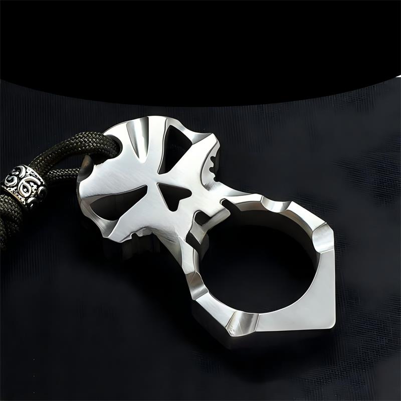 Mini Titanium Knuckle Duster Portable EDC Decoration
