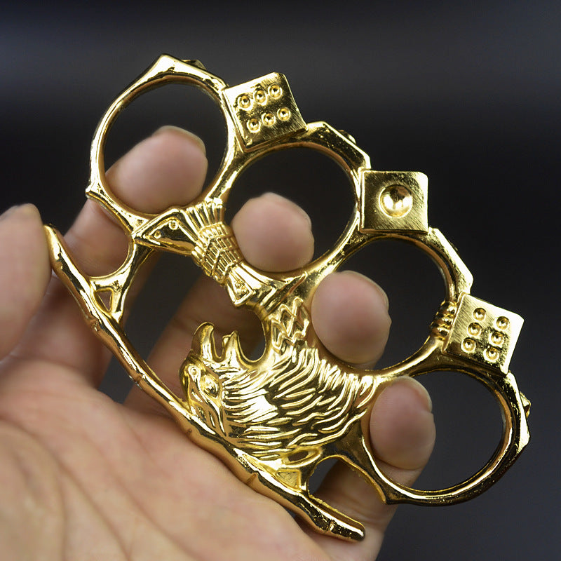Eagle King Knuckle Duster Four-finger Safety Defense Boxing Broken Window Guard Camping Survival Combat Hand Buckle