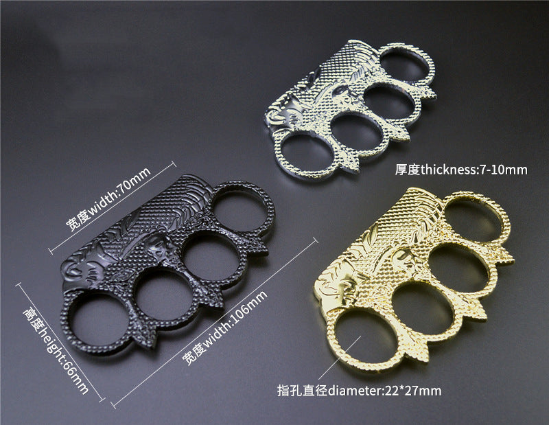 Knuckle Duster Sea King Hand Buckle Fist Buckle Protection Boxing Four Fingers Broken Window Combat Protective Gear EDC Tool
