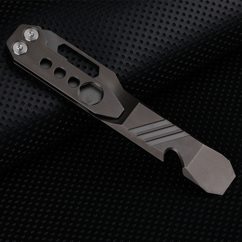 TC4 Titanium Alloy Multifunctional Tool Bottle Opener Portable EDC