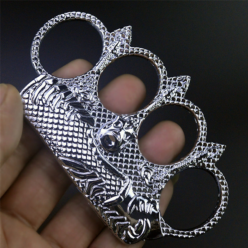 Knuckle Duster Sea King Hand Buckle Fist Buckle Protection Boxing Four Fingers Broken Window Combat Protective Gear EDC Tool