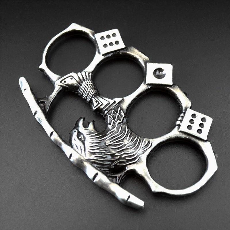 Eagle King Knuckle Duster Four-finger Safety Defense Boxing Broken Window Guard Camping Survival Combat Hand Buckle