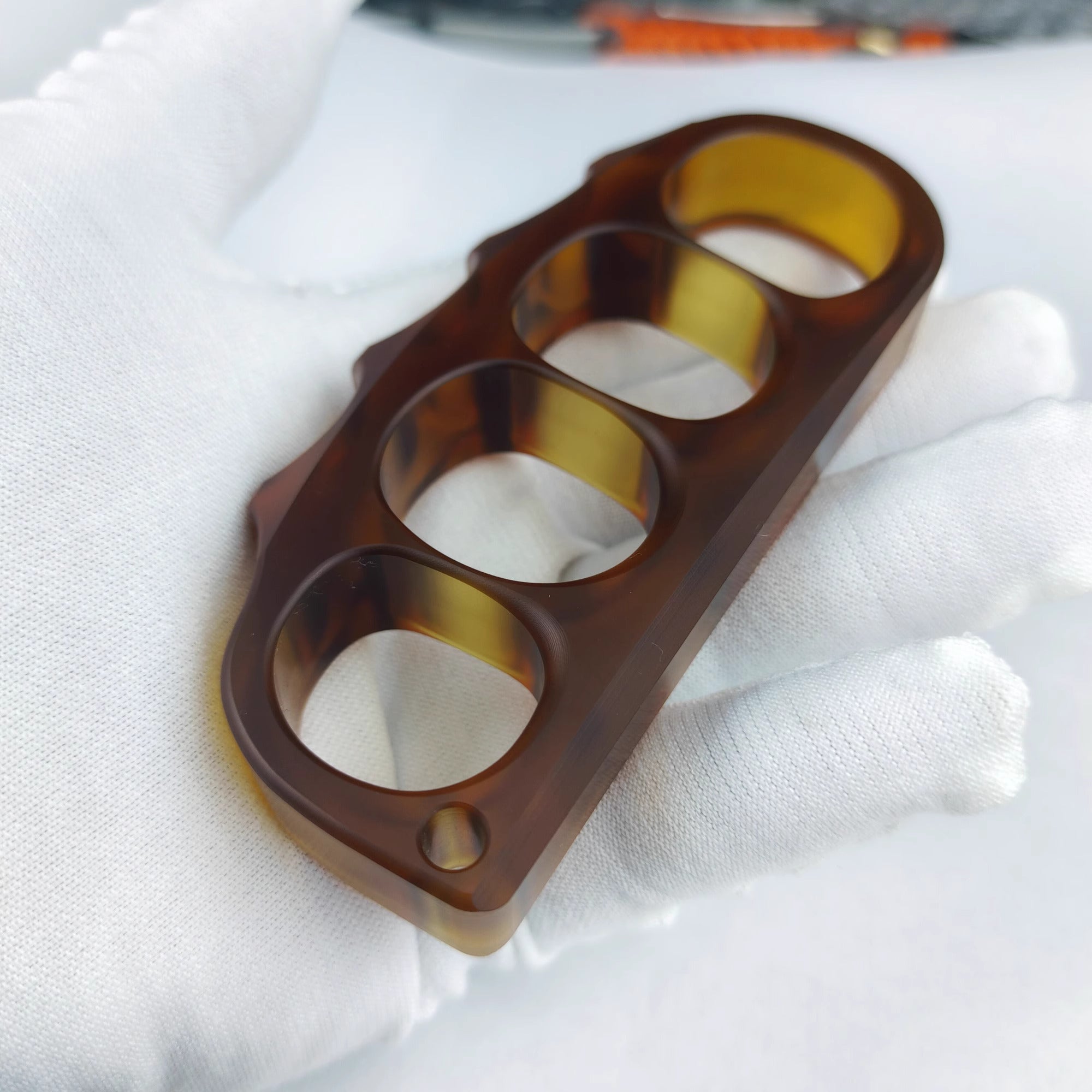 New Pea Pod Full PC Plastic Knuckles Self Defense