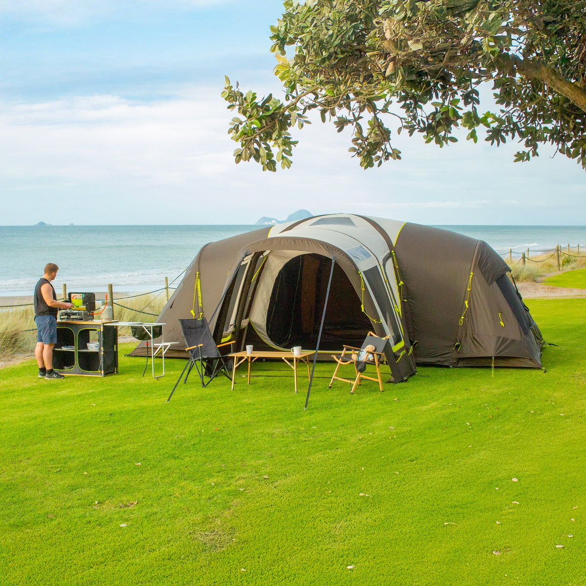 Zempire Pro II V2 Air Tent EXTENDED AWNING AREA