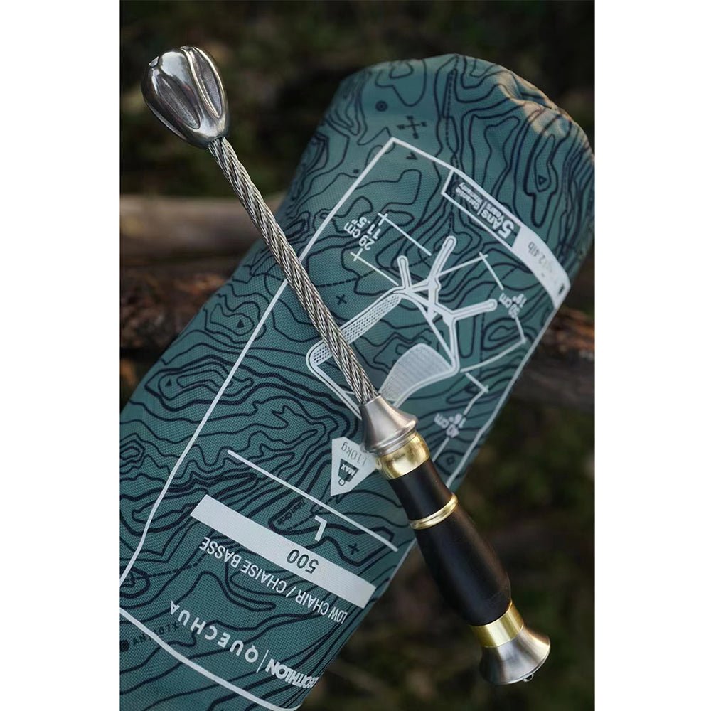 Self Defense Tactical Whip With Stainless Steel Hammer Head - Cakra EDC Gadgets