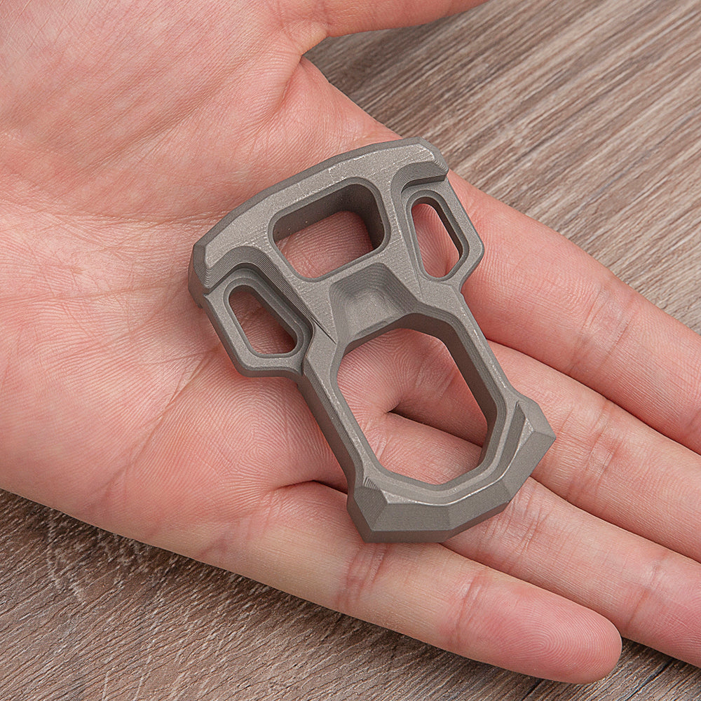 2025 New Single Finger Brass Knuckle Stainless Steel - Cakra EDC Gadgets