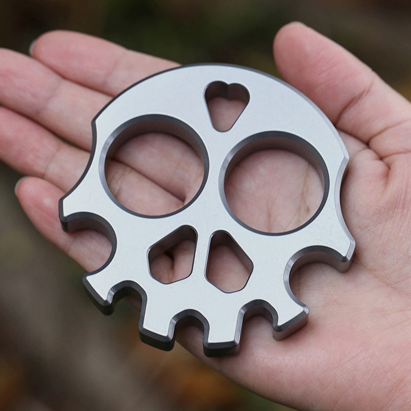 Skull Knuckle Duster Multifunctional Window Breaking EDC Tool