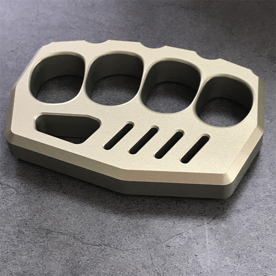 Aviation Aluminum Knuckle Dusters Large Finger Hole EDC Tool