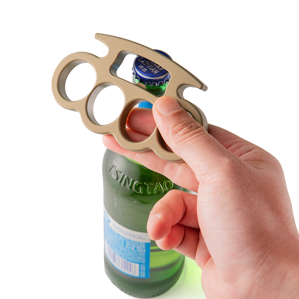 Golden Full Aluminium Full Size Brass Knuckles Bottle Opener