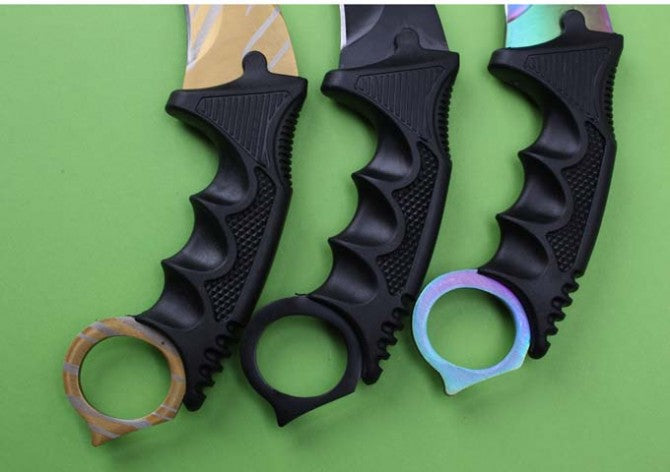 Steel tiger claw knife (three colors)