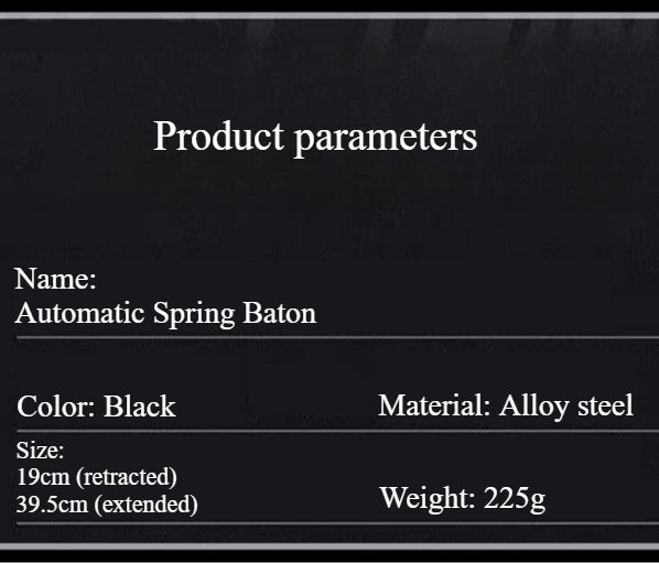 Outdoor Vehicle - Mounted Home Security Self - Defense Baton