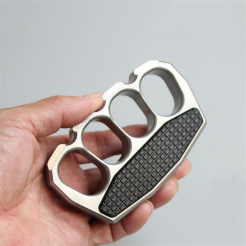 Magnetic Clip Steel Knuckle Duster Self-Defense EDC Tool