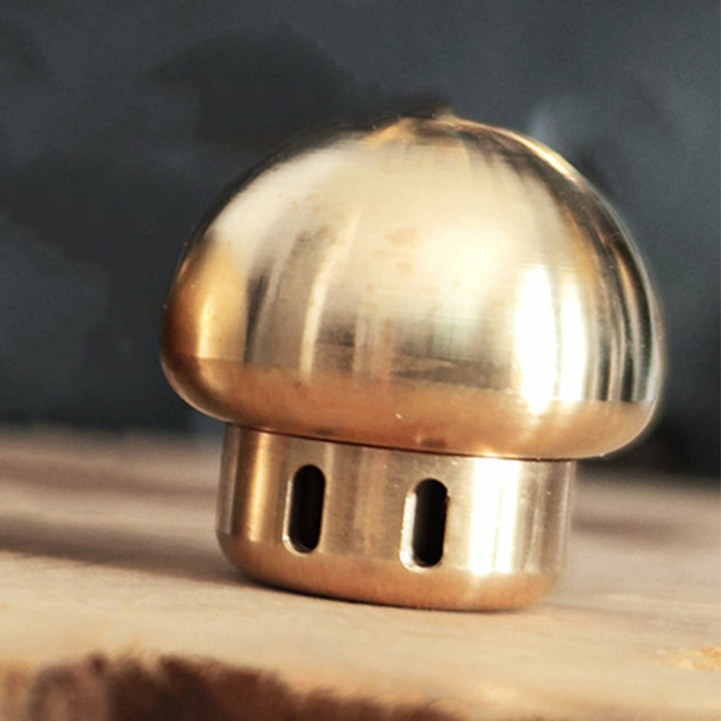 Brass Mushroom Knuckle Pendant Umbrella Rope DIY Knife Pendant